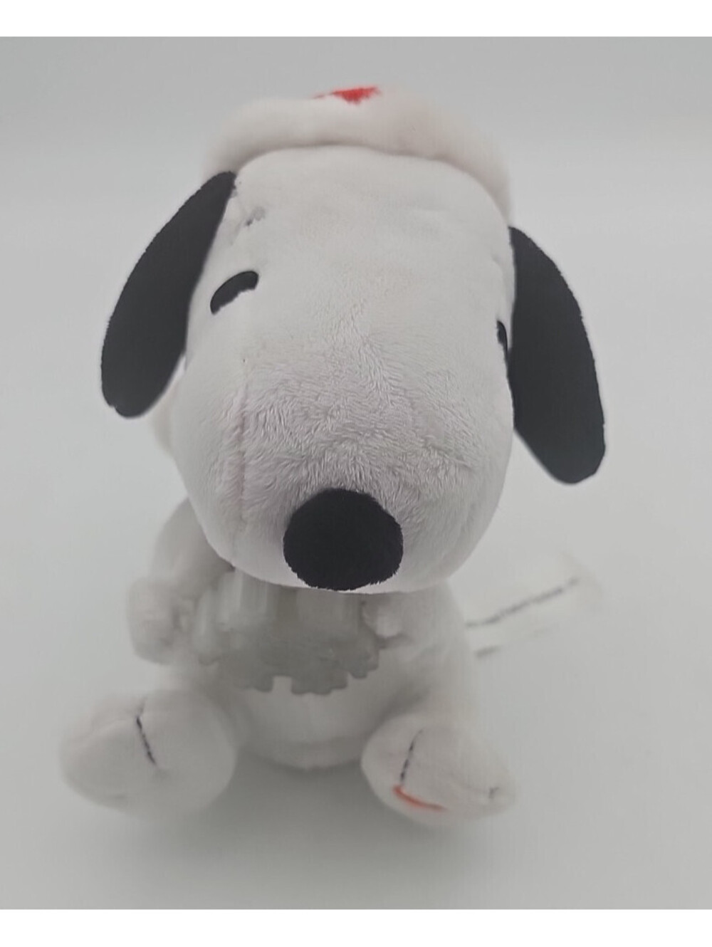 Gemmy Christmas Peanuts ANIMATED SNOOPY w/ Light-up Snowflake (Tested & Working)